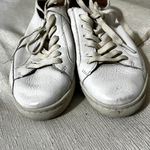 Soludos  Womens Sneakers White Ibiza Classic Low Shoe Leather Size 7 Photo 4