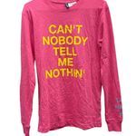 H&M Bold Graphic Long Sleeve Tee – “CAN’T NOBODY TELL ME NOTHIN’” Photo 0