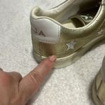 VEJA  Madewell Sneakers in Star-Embroidered Gold Leather women's size 7 Photo 7