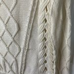 Diane Von Furstenberg  white cable knit cotton sweater size small‎ Photo 5