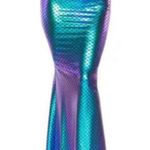 Spirit  HALLOWEEN sz medium (8-10) pull on skirt iridescent scale mermaid skirt Photo 1