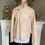 Urban Outfitters Peach Vegan Leather Moto … Photo 4