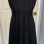 The Limited ‎ Black Halter Semi Formal Flowy Empire Waist LBD Dress Photo 0