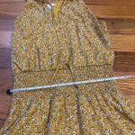 Yellow floral mini dress floral dress g Size M Photo 4