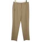 Trina Turk  Tailored Straight Leg Dress Pants Khaki Camel Style 46817 Size 6 Photo 1