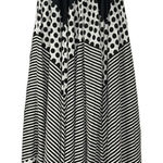 Versona  Women's Black & White Oversized Maxi
Skirt(Size XS) Photo 0