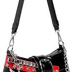 Small Hobo Shoulder Bags Handbag Goth Punk Clutch Purse Trendy Photo 3