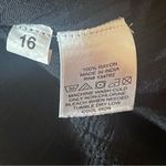 Blush  Black Crochet Top Midi Dress Size 16 Adjustable Straps Rayon Boho Photo 5