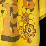 Earthbound Golden Yellow “Let Love Rule” Graphic Tee Photo 3