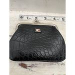 Tommy Hilfiger  Gator Crocodile Image Embossed Coin Purse‎ Wallet Makeup Earbuds Photo 6
