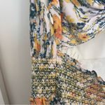 NWT SACHIN & BABI Anastasia Dress Sunshine/Teal Bouquet Midi Floral Dress 2 Green Photo 8