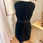 Diane Von Furstenberg Diane‎ von Furstenberg Black Leelou Braid-Trim Dress Photo 3