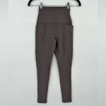 Beyond Yoga Spacedye Out of Pocket High Waisted Midi Leggings Stretch Taupe XXS Photo 6