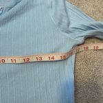 Urban Outfitters Light Blue Ribbed Henley  Photo 4