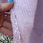 Jaclyn Smith Vintage 90s Jacqueline Smith pastel chenille chunky knit diamond print sweater Photo 6