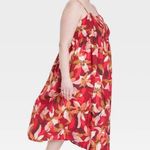 A New Day  Spaghetti Strap Smocked Dress - Dark Red Floral - XXL Photo 11