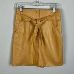 Urban Outfitters  Faux Leather Belted Skirt Photo 0