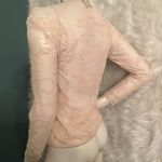 RARE RENFREW SCOTLAND BEADED PEARL SHIMMER SHEER TOP Size undefined Photo 6