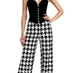 Firmiana Women's Houndstooth Wide Photo 0