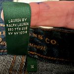 Ralph Lauren Lauren Dark Wash Denim Blue Ankle Jeans Classic Style Normcore Photo 3