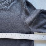 New York and Company Womens M Knit Sweater Dress Black Tie Long Bell Sleeve Size M Photo 5