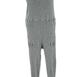 Free People Beat It Jumper Ribbed FP Beach Jumpsuit Racerback Athleisure Gray Photo 3