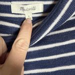 Madewell Balloon Sleeve Mockneck Stripped Sweater Shirt Sz S Photo 3