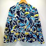 Chico's Chico’s Additions Bold Print Snap Front Jacket with Free Bonus Tank Top Photo 8