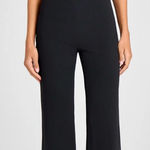 NEW NADINE MERABI Harriet Black Lace Bodice Wide Leg Jumspuit Sz 4 Photo 0