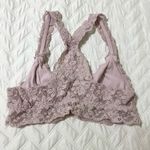 Aerie Light Pink  Lace Floral Bralette Photo 3