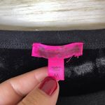 Betsey Johnson  Black Velvet Peplum Long Sleeve Photo 4