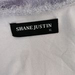 Shane Justin Women XL Cardigan Purple Ribbed Knit Trendy Layered Photo 4