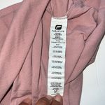 Fabletics pink top M scoop neck cut out back loose fit gym workout tank top Photo 6