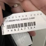 Endless Rose NWT Mesh Off the Shoulder Dress in Black Photo 9