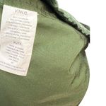 Vince Oversize Parka Bomber Jacket Coat Long Zip Lightweight Green Size XS Photo 11