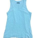 Rag and Bone  Blue Tank Top Basic Size Large L Photo 0