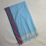 Oversize Reversible Scarf NWOT Blue Photo 6
