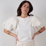 sea New‎ York hazel eyelet puff sleeve t shirt Photo 1