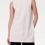 Another Tomororw cashmere MOCK NECK SLEEVELESS SWEATER White Size XL Photo 0