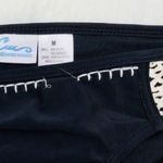 California Waves  Bikini Bottom Black Medium White Photo 1