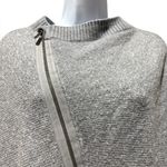 Lululemon Asymmetrical Poncho Wrap Sweater Cape Gray Cozy Layering One Size Photo 1