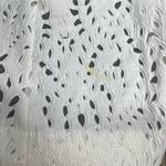 AZADEH Eyelet High Waisted Womens Midi Skirt Medium Play Festival Event Fairy White Photo 11