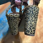 Madewell New  Tonia Calf Hair Leather Heel sandals size 6 animal print 90s Photo 7
