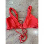 Lovers + Friends  Sade Bikini Top in Blood Orange Medium New Womens Swimsuit Photo 4