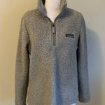 Patagonia Worn Wear Gray Fleece Quarter Zip Pullover Photo 0