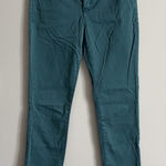 Pilcro Anthropologie Jeans Womens 29 Teal Green Cotton Lightweight Boho Casual Photo 0