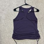 Athleta Cinched Side Racerback Dark Purple Tank Top Photo 3