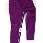 Jaclyn Smith Mid Rise Tapered Legs Purple Jeans 14 Colored Ankle Casual 90s Photo 4