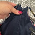 NWT Lulu's Bouquet of Blooms Navy Floral PrintClip Dot Mini Dress Size‎ Large Blue Photo 7