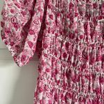 Lucy Paris Pink Floral Puff Sleeve Top Photo 0